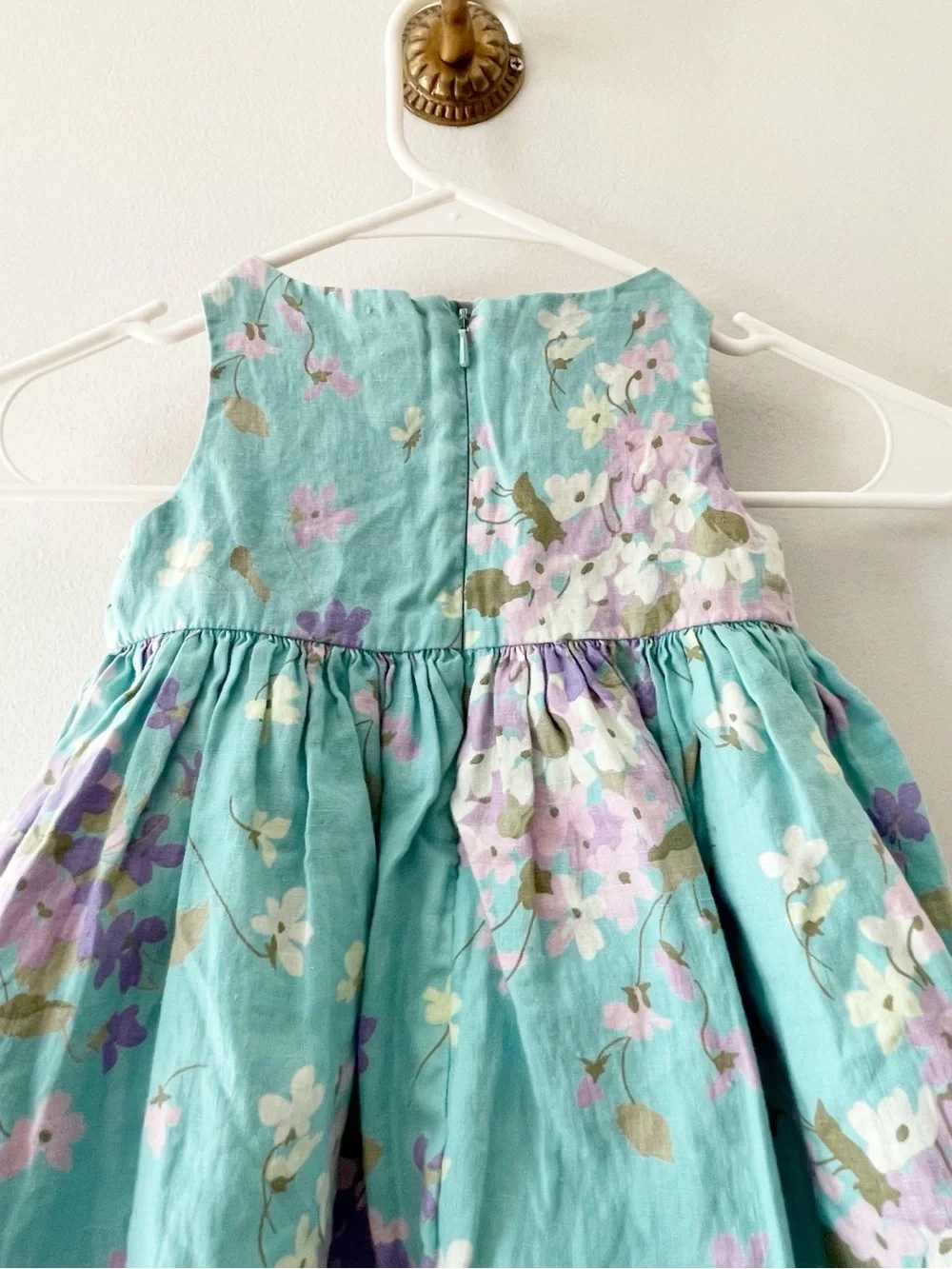 Baby Gap Painted Floral 100% Linen Dress | 6-12m